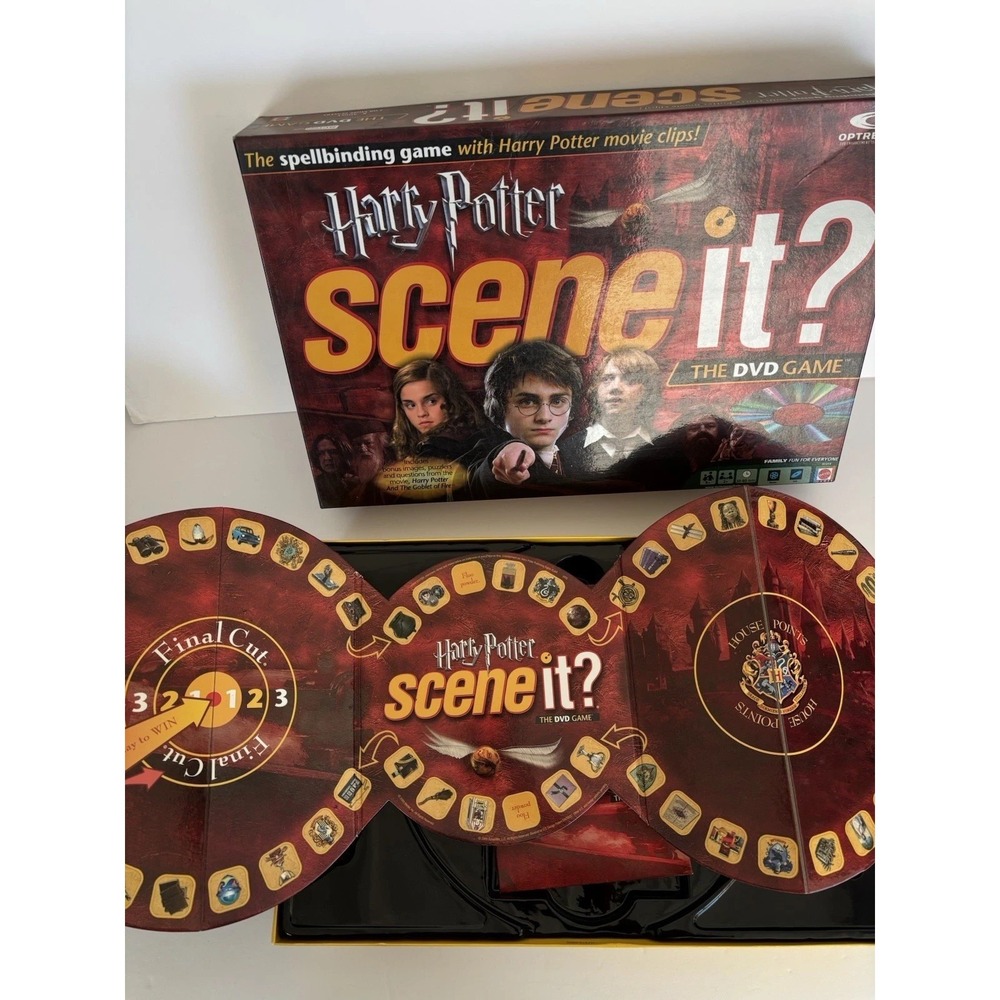 Harry Potter Scene It The DVD Game First Edition 2005 DVD Board Game Missing Dvd
